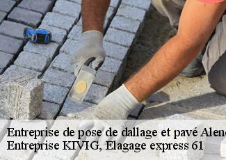 Entreprise de pose de dallage et pavé  alencon-61000 Entreprise KIVIG, Elagage express 61