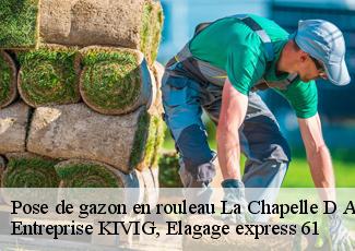 Pose de gazon en rouleau  la-chapelle-d-andaine-61140 Entreprise KIVIG, Elagage express 61